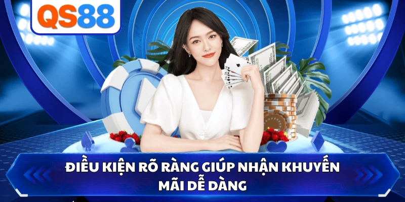 Điều kiện rõ ràng giúp nhận khuyến mãi dễ dàng