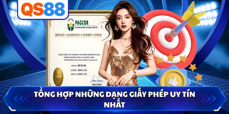 Tổng hợp những dạng giấy phép uy tín nhất